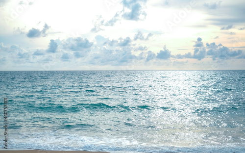 beautiful seascape panorama. Composition of nature