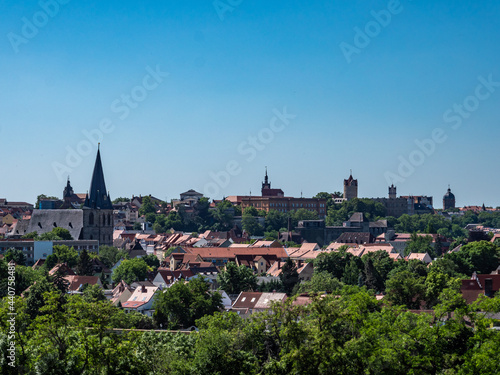 Panoramablick über die Stadt Bernburg