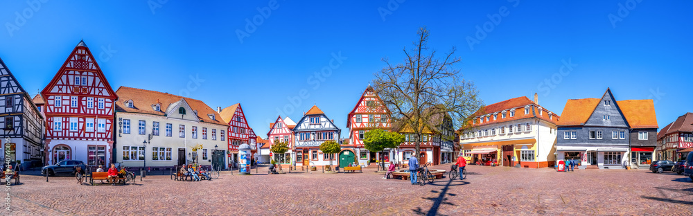 Marktplatz, Seligenstadt, Hessen, Deutschland
