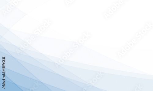 Abstract white blue curved gradient geometric background. with space for concept design Technology and modern. © Koy