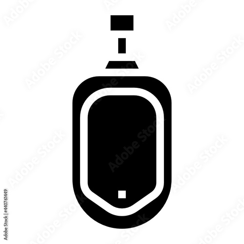 Bathroom glyph icon