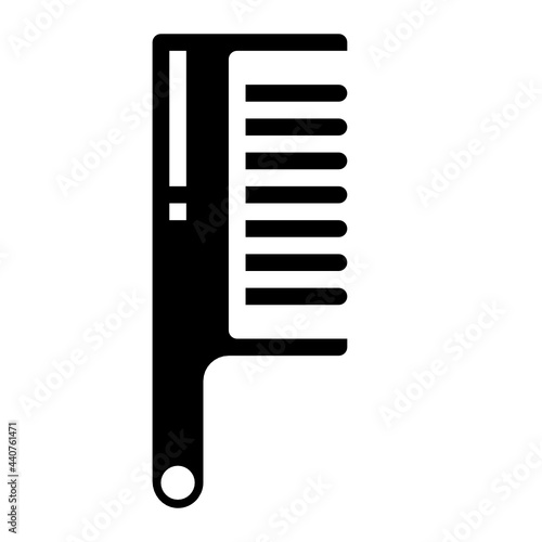 combhair glyph icon photo