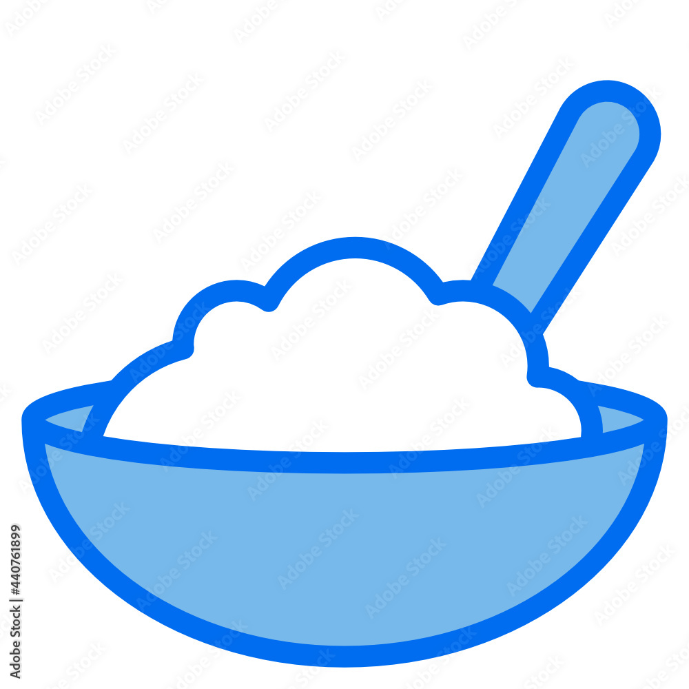 mixer blue line icon