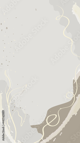 Vector abstract background in beige tones for invitations, business cards, stories background, stories template