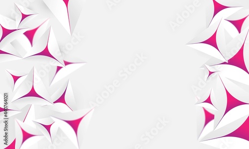 background for business cards and postcards  abstraction white pink with red