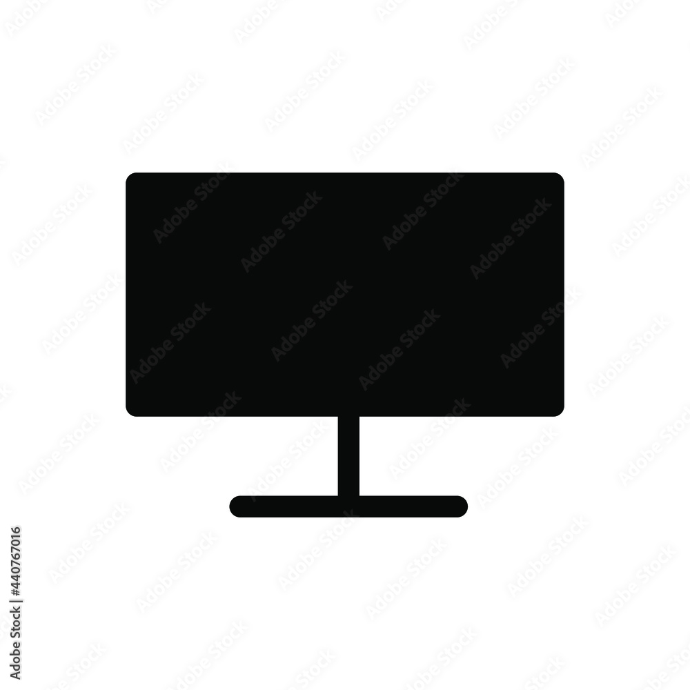 Computer screen icon. Electronics icon. Vector illustration. Computer screen icon. Electronics icon. Vector illustration.