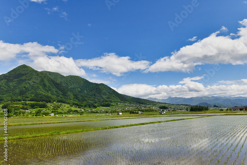 奥信濃飯山の田園風景 photo
