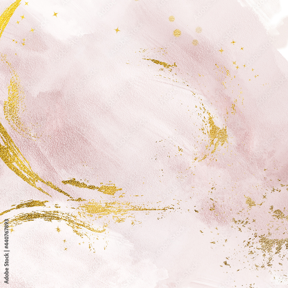 Pink gold background glamorous dusty pastel pink abstract painted ...