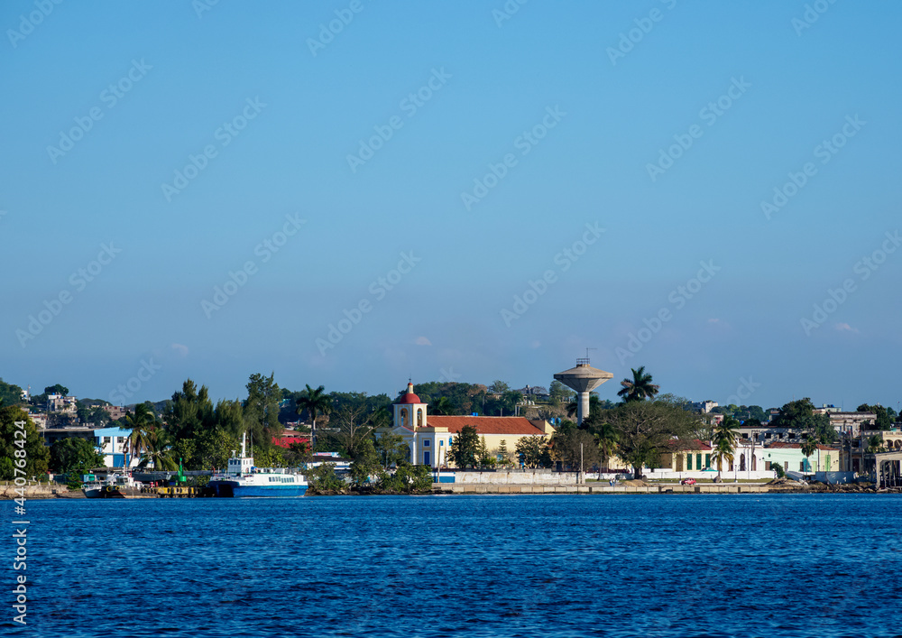 View towards the Nuestra Senora de Regla Church, Regla, Havana, La Habana Province, Cuba