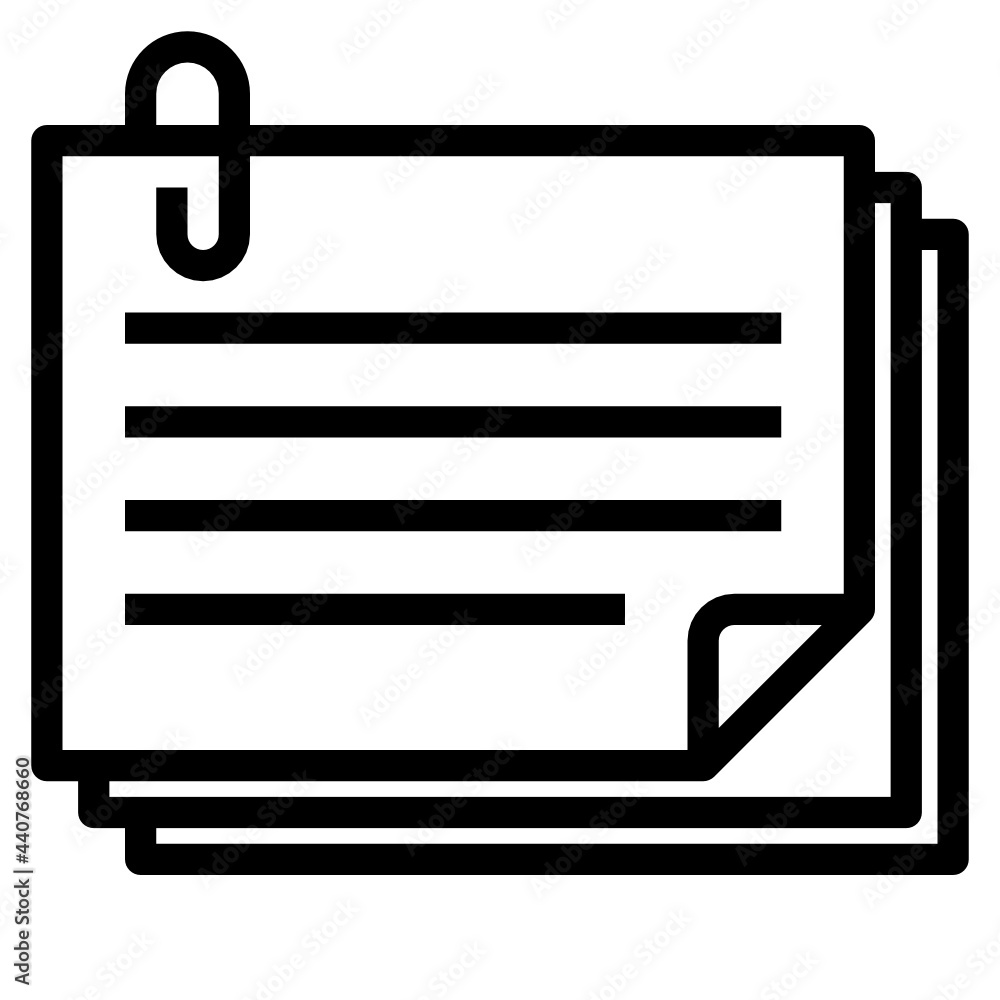 Document line icon