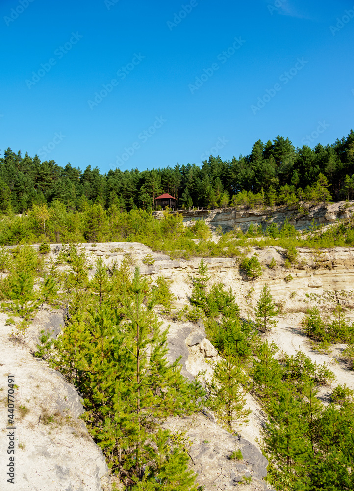 Quarry in Nowiny, Roztocze, Lublin Voivodeship, Poland