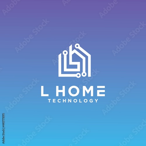 Set of modern home architecture industrial building logo design templates with initial letter L, house logo letter L