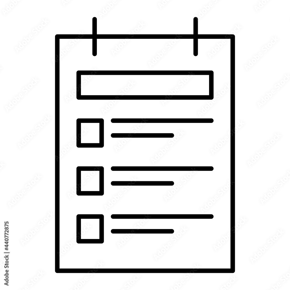 Vector Guidelines Outline Icon Design Vector Guidelines Outline Icon Design