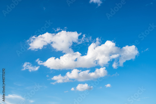 Fototapeta Naklejka Na Ścianę i Meble -  White clouds in the blue sky