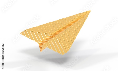 fly plane paper in 3d