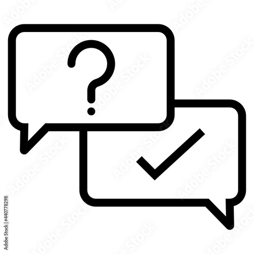 question line icon
