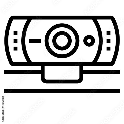 webcamera line icon