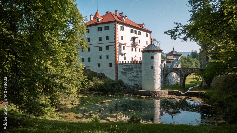 Ancient villa immersed in the woods of Slovenia