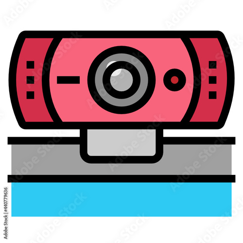 webcamera line icon