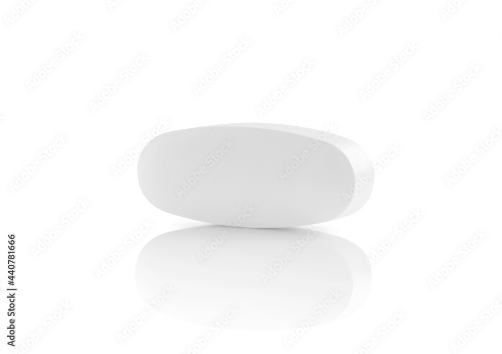 white supplement tablet for health isolated on white background white supplement tablet for health isolated on white background