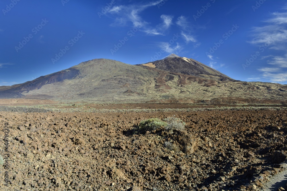 Teide volcano in the national park on Tenerife