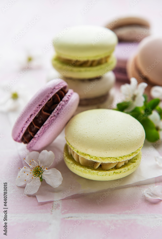 French sweet macaroons