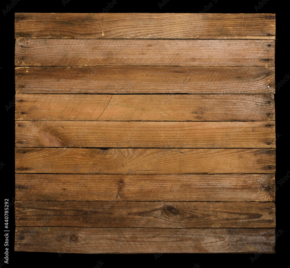 Wooden background from old wood planks, isolated on black. Wooden background from old wood planks, isolated on black.