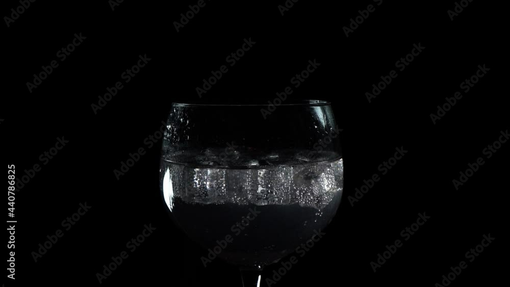 Fruit Being Dropped Into Wine Glass Fruit Being Dropped Into Wine Glass