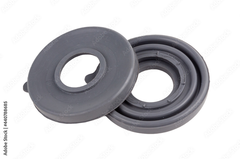 Support for the repair of the brake caliper of a truck, isolated on a white background. Support for the repair of the brake caliper of a truck, isolated on a white background.