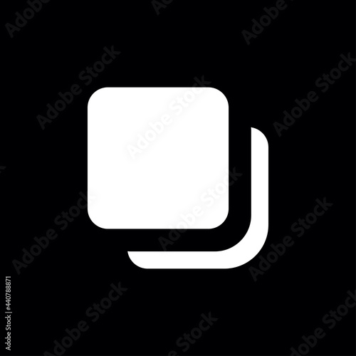 Multiple post icon isolated on white background. Pictures symbol modern, simple, vector, icon for website design, mobile app, ui. Vector Illustration