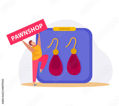 Pawnshop Flat Icon