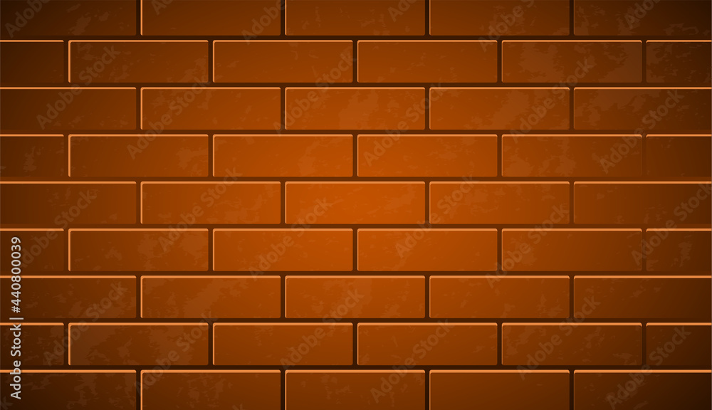 Fototapeta premium red brick wall background banner