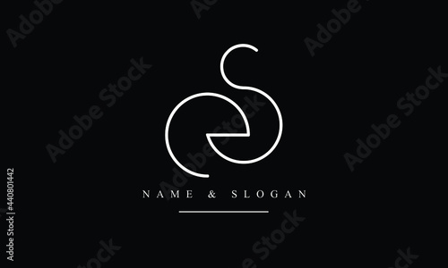 SE, ES, S, E abstract letter logo monogram