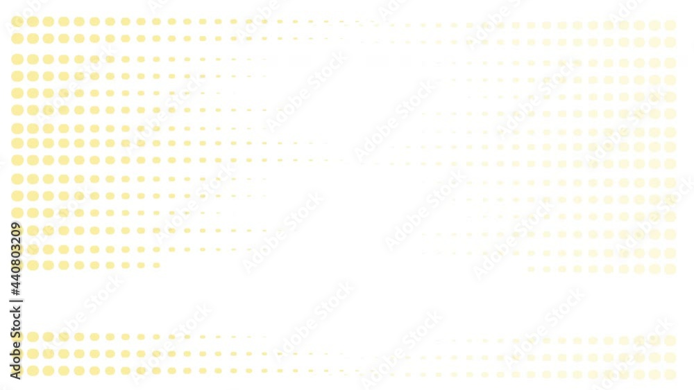 Abstract dotted geometry and line background animation. Luma matte. Yellow Abstract dotted geometry and line background animation. Luma matte. Yellow