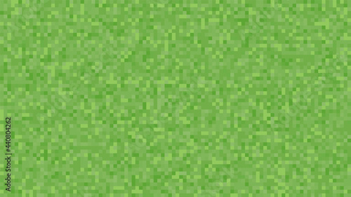 Pixel background. The concept of games background. Squares pattern background. Minecraft concept. Vector illustration. Light Green vector abstract textured polygonal background