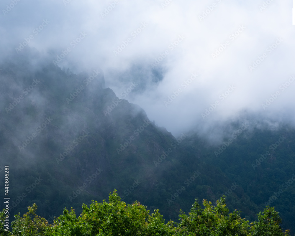 Clouds over the Aiako Harriak Natural Park, Euskadi