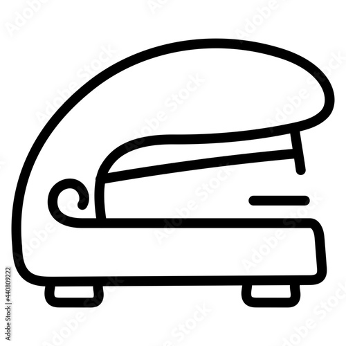An icon design of paper stapler