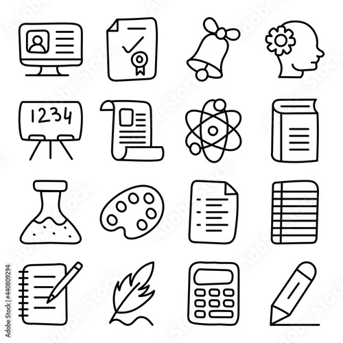 Pack of Education Linear Icons