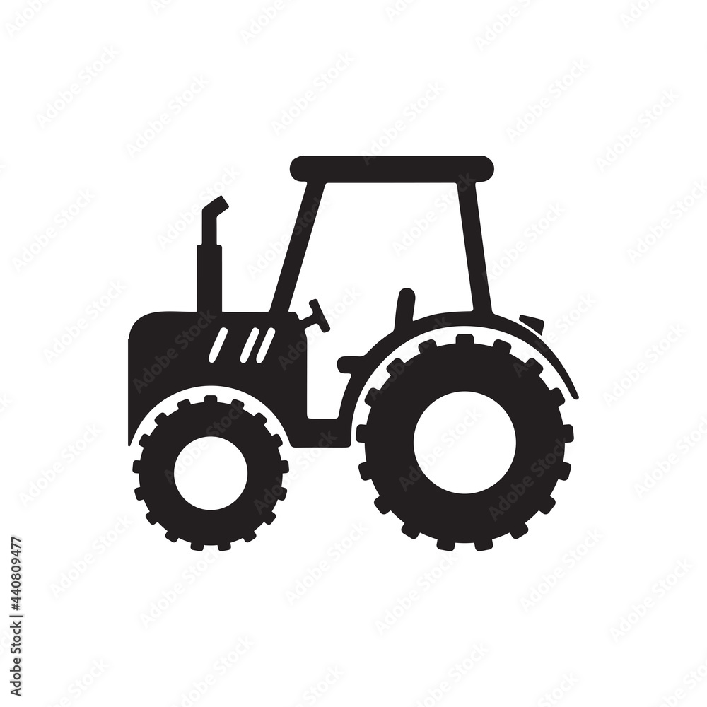 Obraz premium agriculture farm tractor vector illustration design