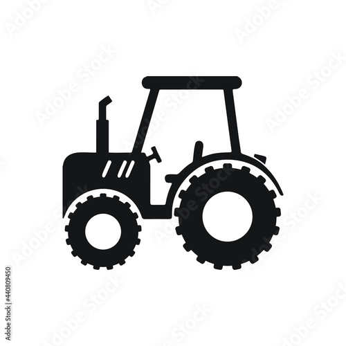 agriculture farm tractor vector illustration design