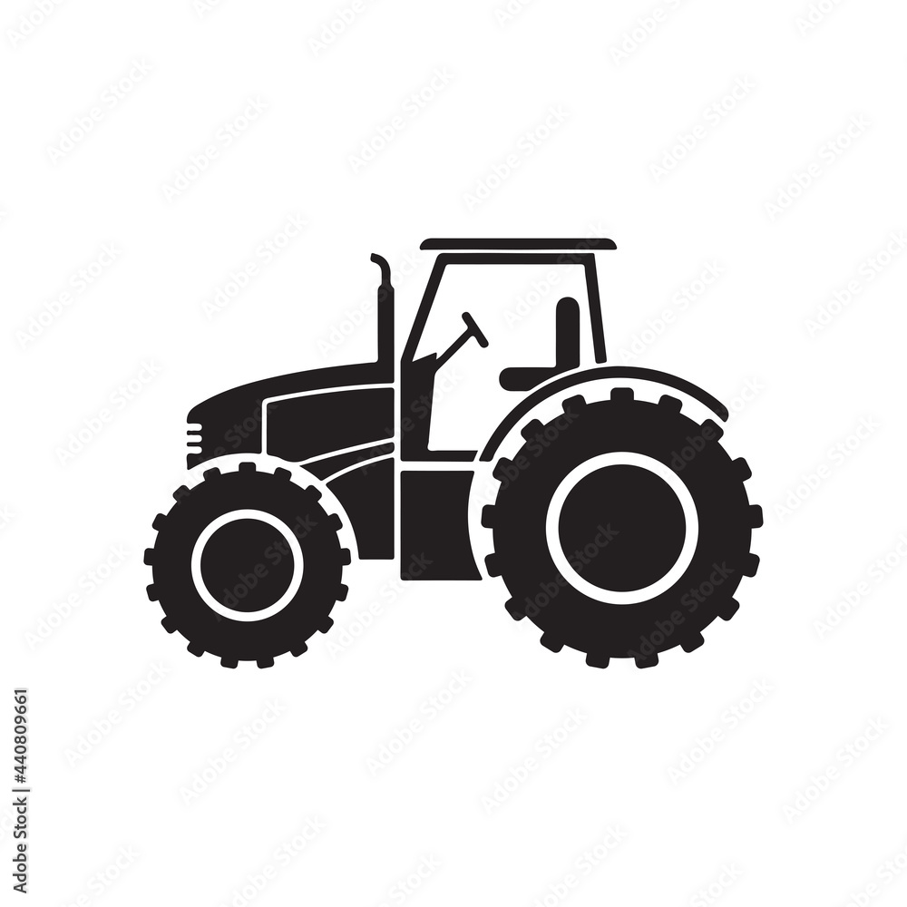 Obraz premium farm tractor vector illustration design