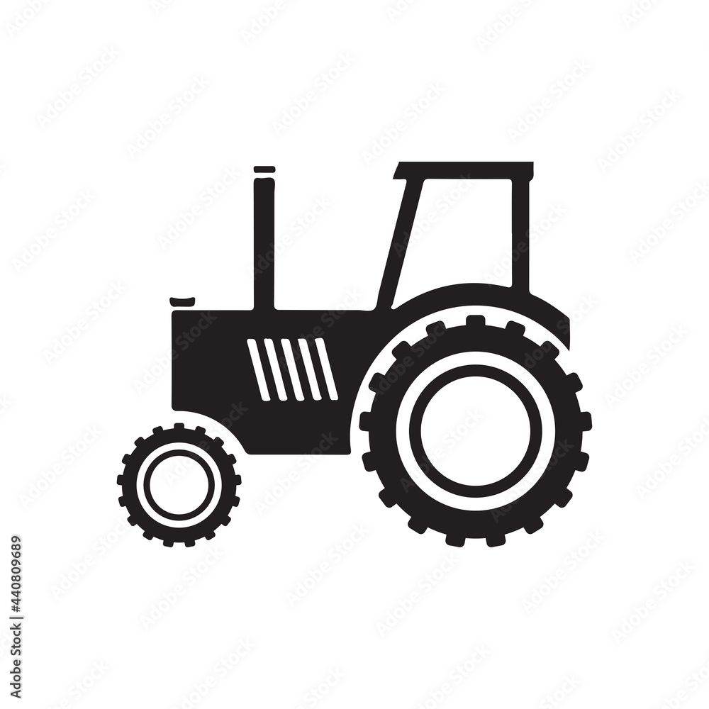 Fototapeta premium farm tractors vector illustration design