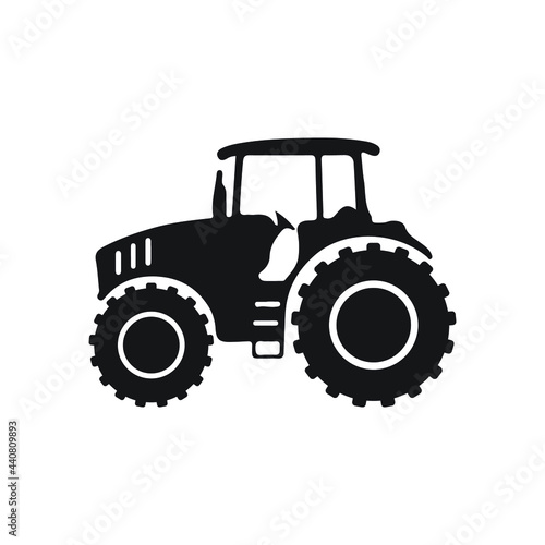  orchard tractor vector illustration design