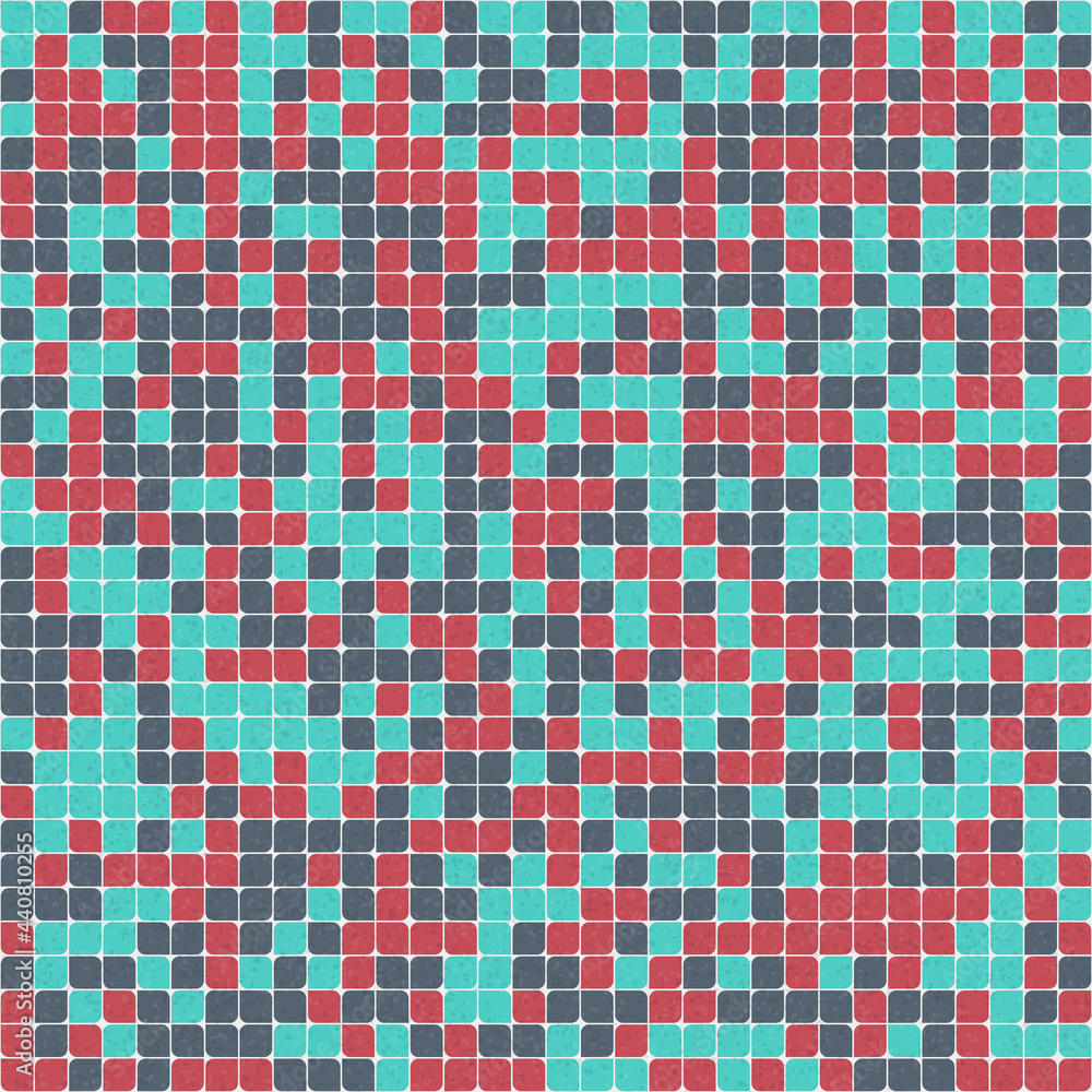 Fototapeta premium Abstract Geometric Pattern generative computational art illustration