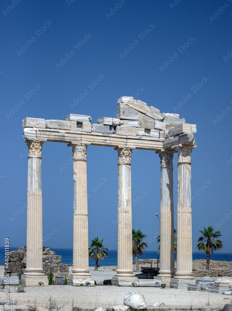 Apollon Tempel in Side, Türkei