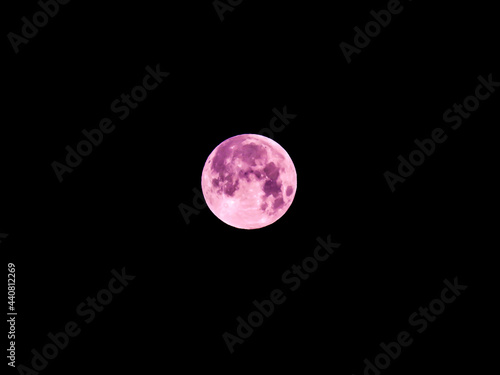 full moon rising