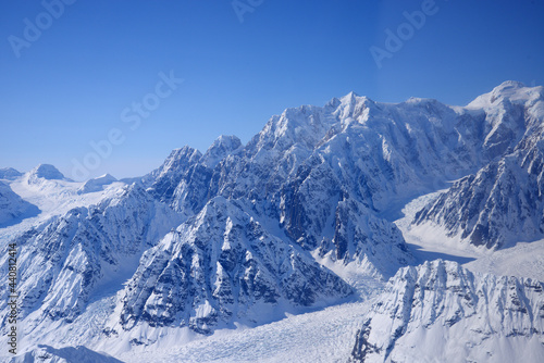 alaska snow mountain