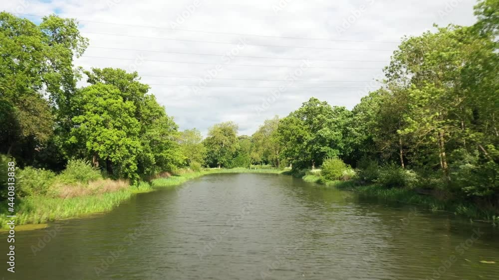 following a river in the Natural tropical forest, landscape aerial following a river in the Natural tropical forest, landscape aerial