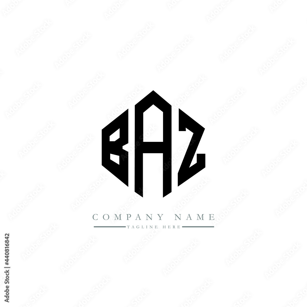 BAZ letter logo design with polygon shape. BAZ polygon logo monogram. BAZ cube logo design. BAZ hexagon vector logo template white and black colors. BAZ monogram, BAZ business and real estate logo. BAZ letter logo design with polygon shape. BAZ polygon logo monogram. BAZ cube logo design. BAZ hexagon vector logo template white and black colors. BAZ monogram, BAZ business and real estate logo.