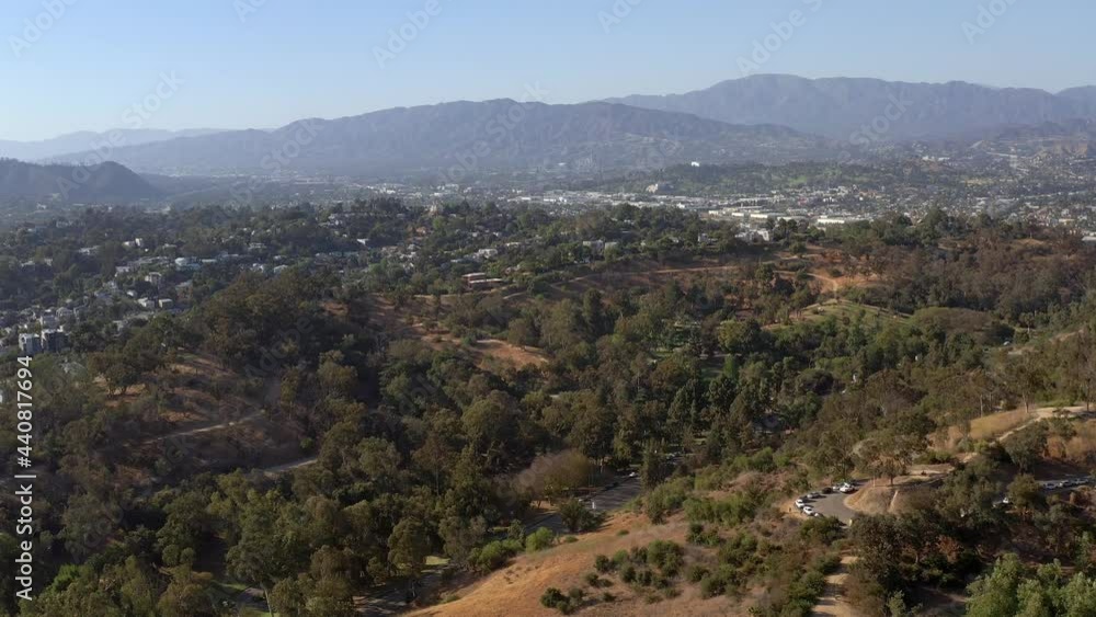 Aerial, panorama of the mountains, drone view Aerial, panorama of the mountains, drone view